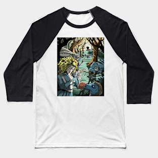 Melancholy Alice in Wonderland Baseball T-Shirt